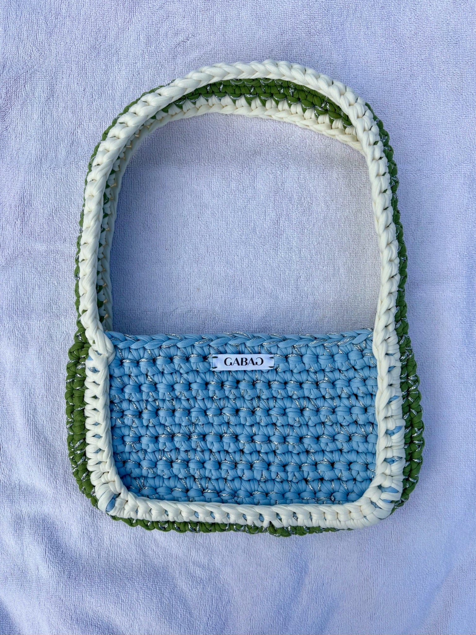 Blue, Green, White & Silver